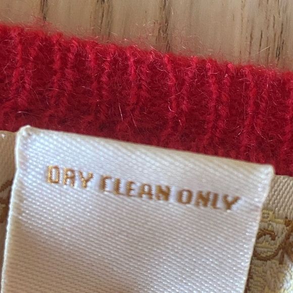 Peck & Peck Red Cashmere Sweater Women’s Petite Large - Picture 5 of 5